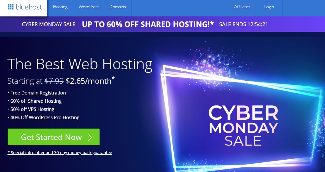 blue host web hosting 2019